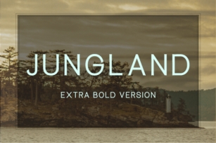 Jungland Extra Bold Font Download