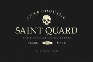 Saint Quard Font Download