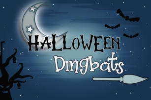 Halloween Dingbats Font Download