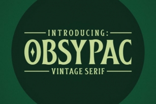 Obsypac Font Download