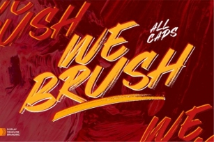 We Brush Font Download