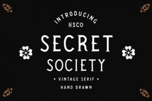 Secret Society Font Download