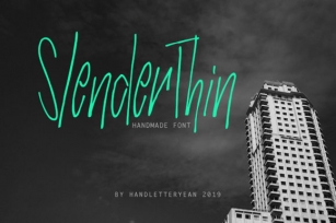 Slender Thin Font Download