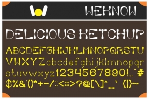 Delicious Ketchup Font Download