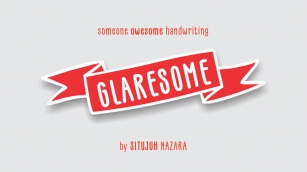 Glaresome Font Download