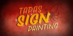 Tapas Signpainting Font Download