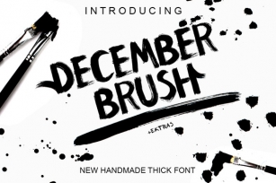 December Brush Font Download