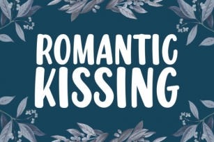 Romantic Kissing Font Download