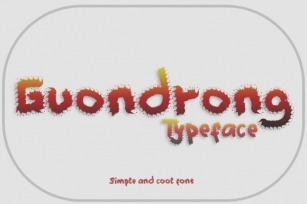 Guondrong Font Download