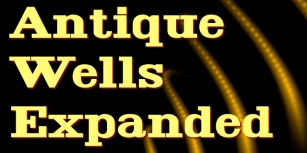 Antique Wells Expanded Font Download