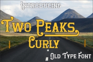 Two Peaks Curly Font Download