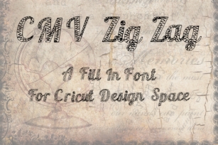 CMV Zig Zag Font Download