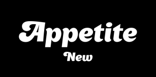 Appetite New Font Download