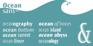 Ocean Sans Font Download