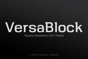 VersaBlock Sharp Font Download