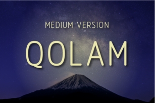 Qolam Medium Font Download