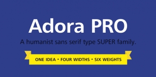 Adora Compressed PRO Font Download