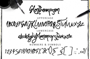 Glenthompson Font Download