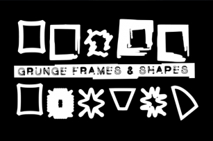 Grunge Frames Font Download