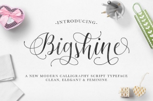 Bigshine Font Download