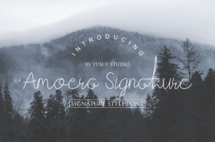 Amoera Signature Font Download