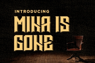Mina is Gone Font Download