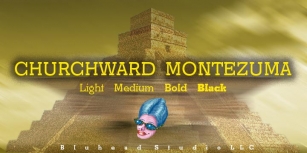 Churchward Montezuma Font Download
