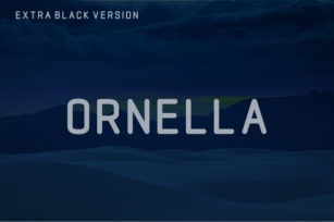 Ornella Extra Black Font Download