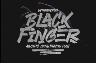 Black Finger Font Download