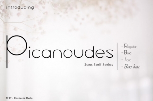 Picanoudes Font Download