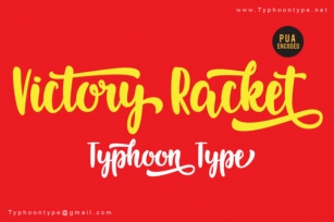 Victory Racket Font Download