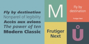Frutiger Next Font Download