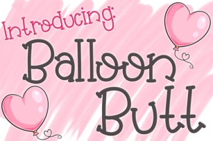 Balloon Butt Font Download