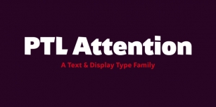 PTL Attention Font Download