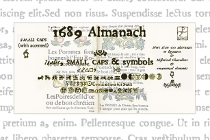 1689 Almanach Family Font Download