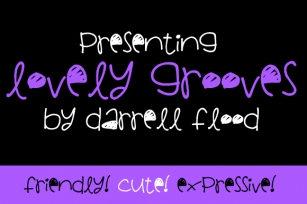 Lovely Grooves Font Download