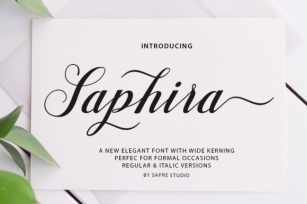 Saphira Script Font Download