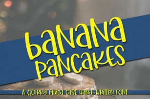 Banana Pancakes Font Download