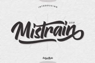 Mistrain Font Download