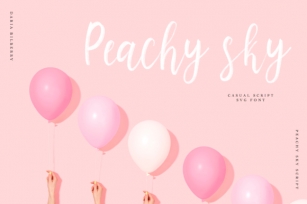 Peachy Sky Font Download