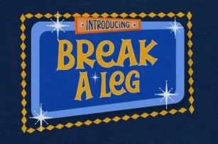 Break a Leg Font Download