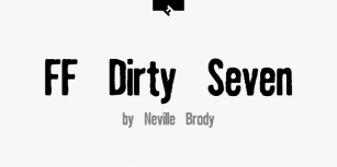 FF Dirty Seven Font Download