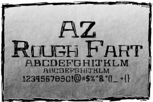 AZ Rough Fart Font Download