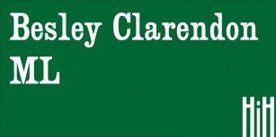 Besley Clarendon Font Download