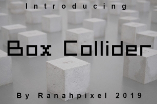 Box Collider Font Download