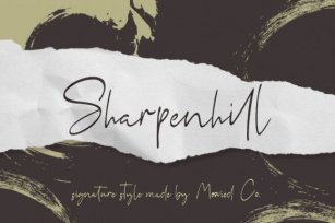 Sharpenhill Font Download
