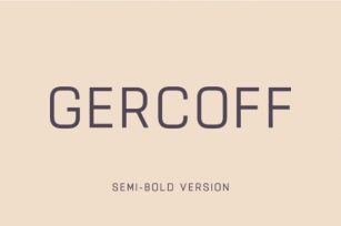 Gercoff Semi-Bold Font Download