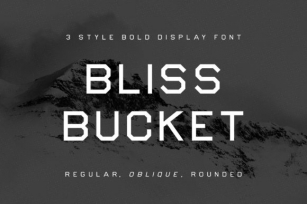 Bliss Bucket Family Font Download