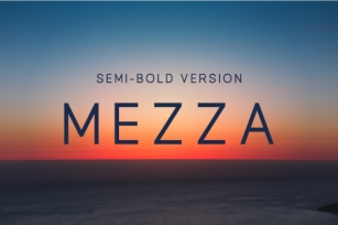 Mezza Semi Bold Font Download