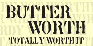 Butterworth Family Font Download